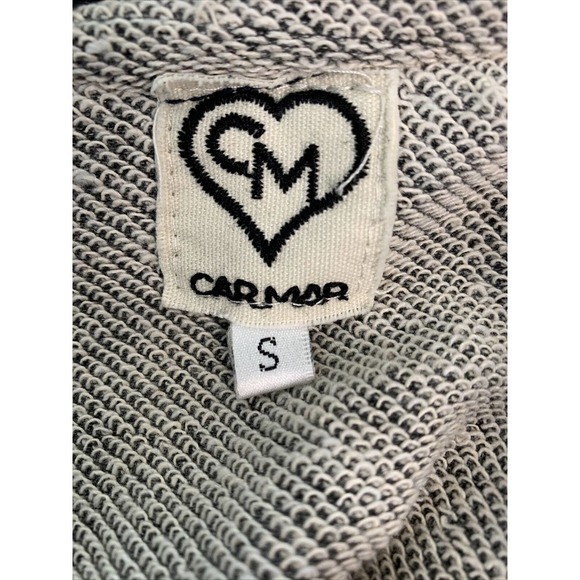 Carmar Womens Denim Hooded Button Down Jacket Blue Cotton Size Small Varsity - Picture 3 of 6